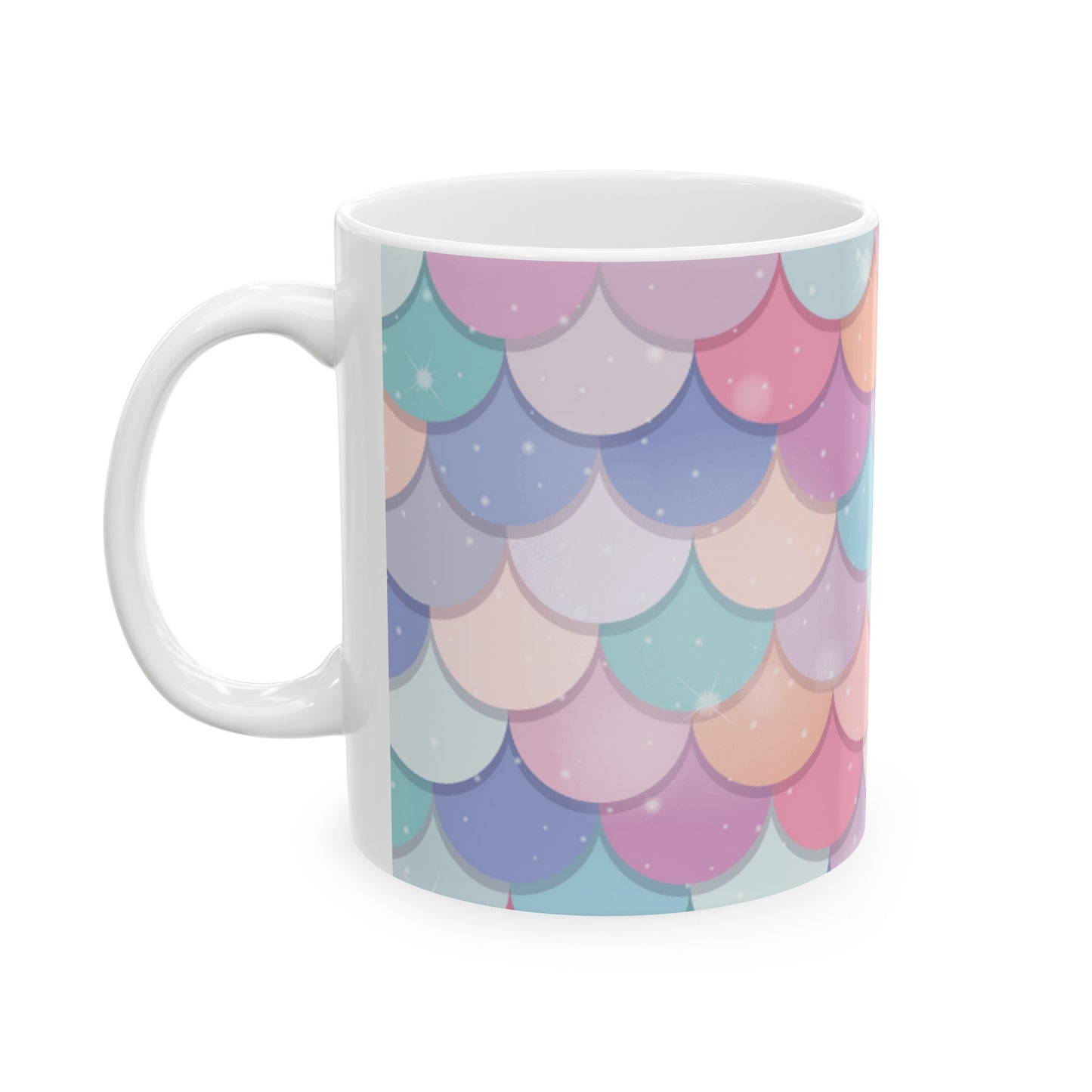 Pastel Mermaid Ceramic Mug 11oz