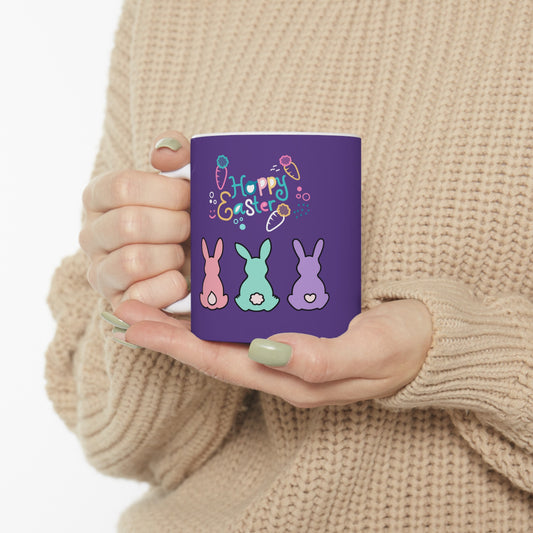 🥕 Hoppy Easter Ceramic Mug 11oz