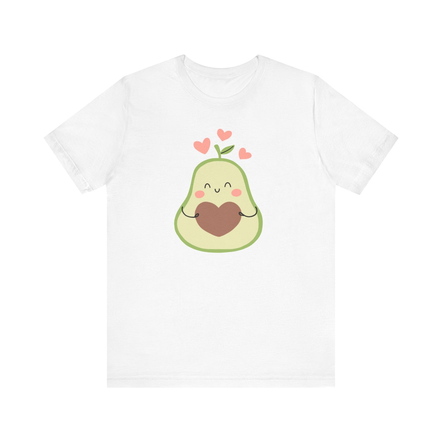 🥑 Avocado Love Unisex Jersey Short Sleeve Tee - Heartfelt Design