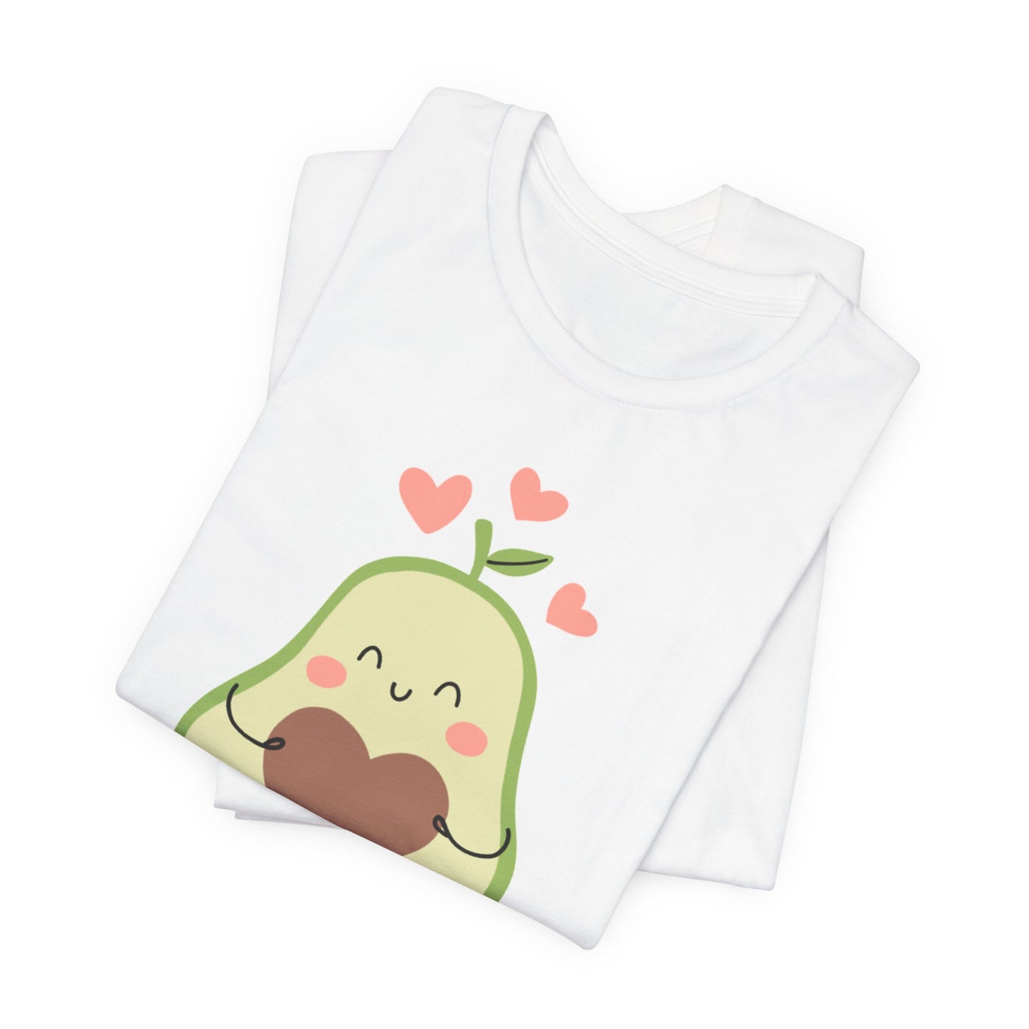 🥑 Avocado Love Unisex Jersey Short Sleeve Tee - Heartfelt Design