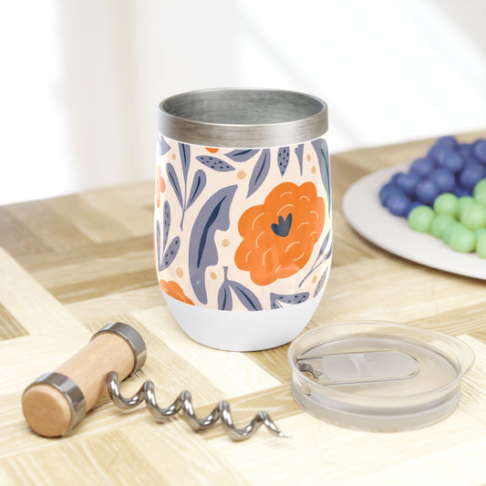 Orange Blossom Chill Wine Tumbler