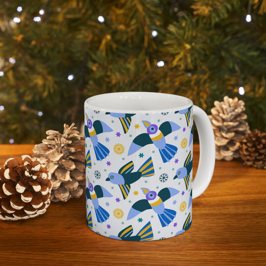 Winged Elegance: Birds of Bliss Mug