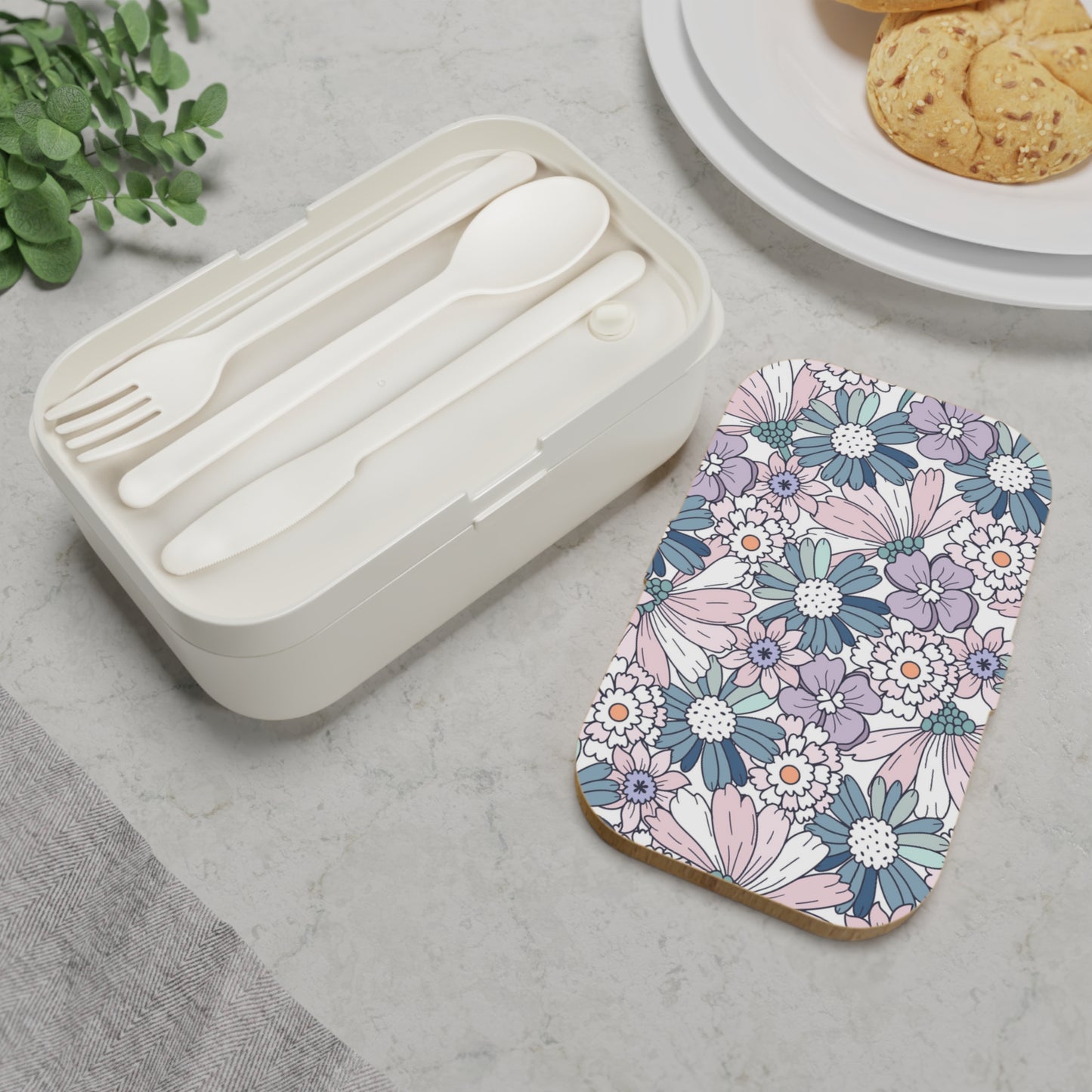 BPA Free Spring Blossoms Bento Lunch Box