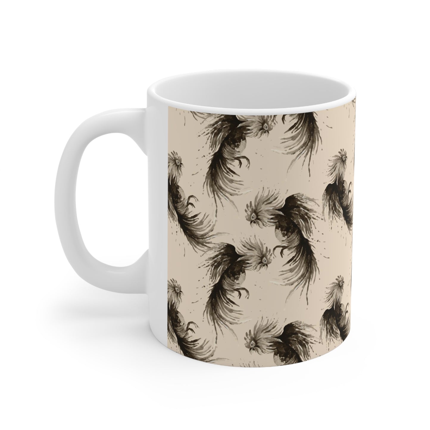 Midnight Elegance Chickens Coffee Mug