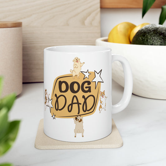 DOG DAD Ceramic Mug 11oz