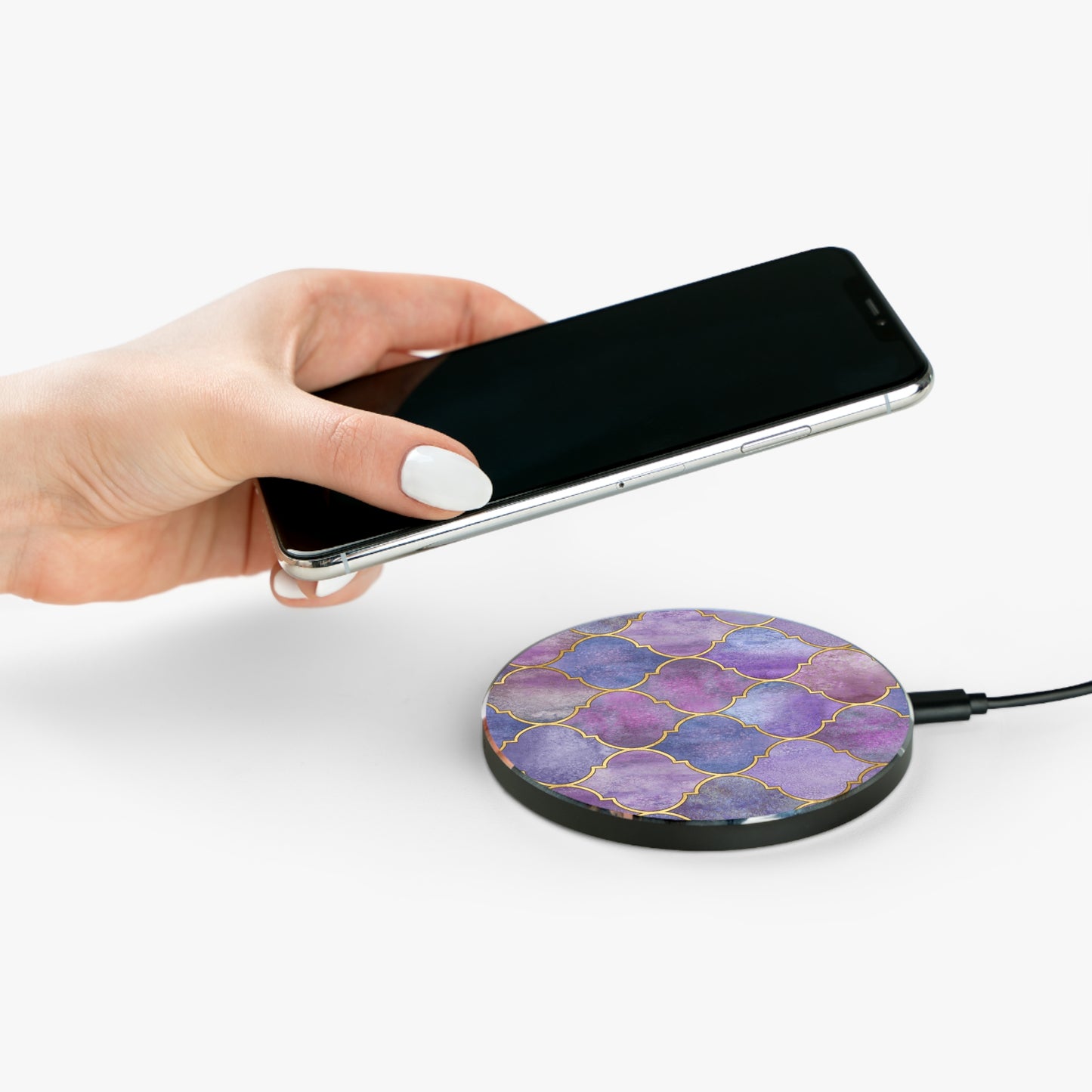 Purple Elegance Wireless Charger