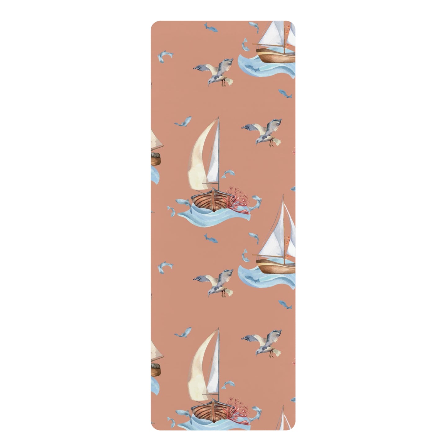 Sail Away Serenity Rubber Yoga Mat