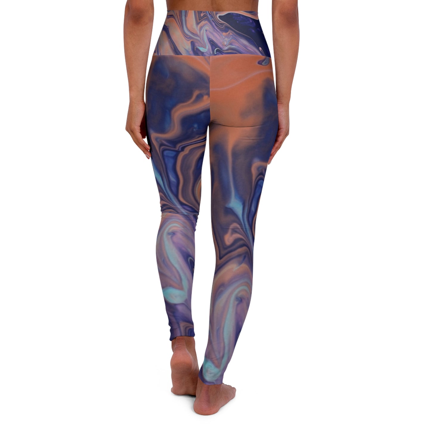 Chromatic Fusion High Waisted Yoga Leggings