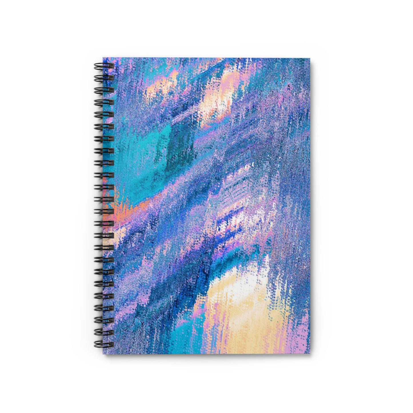 📒 Retro Abstract Spiral Notebook - Ruled Line | 6" x 8" | 118 Pages