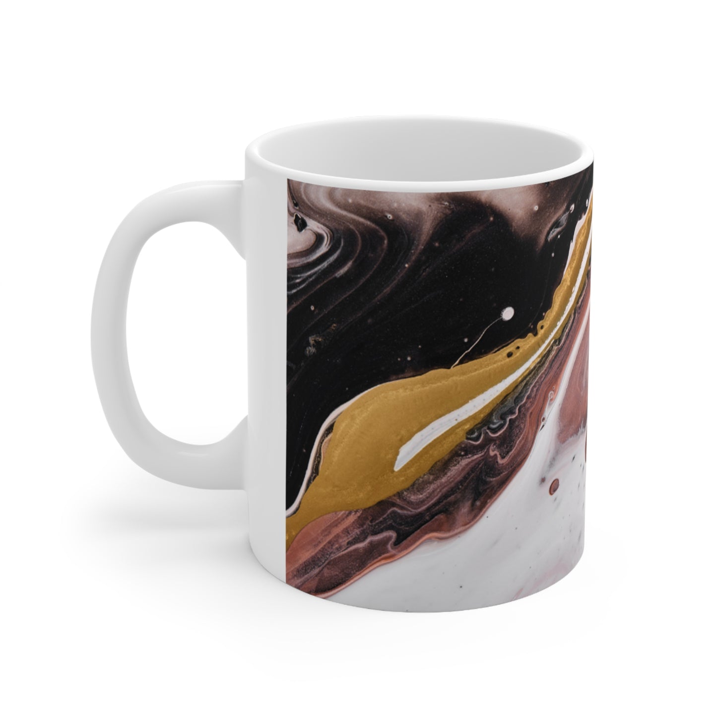 Marble Paint Ceramic Mug 11oz