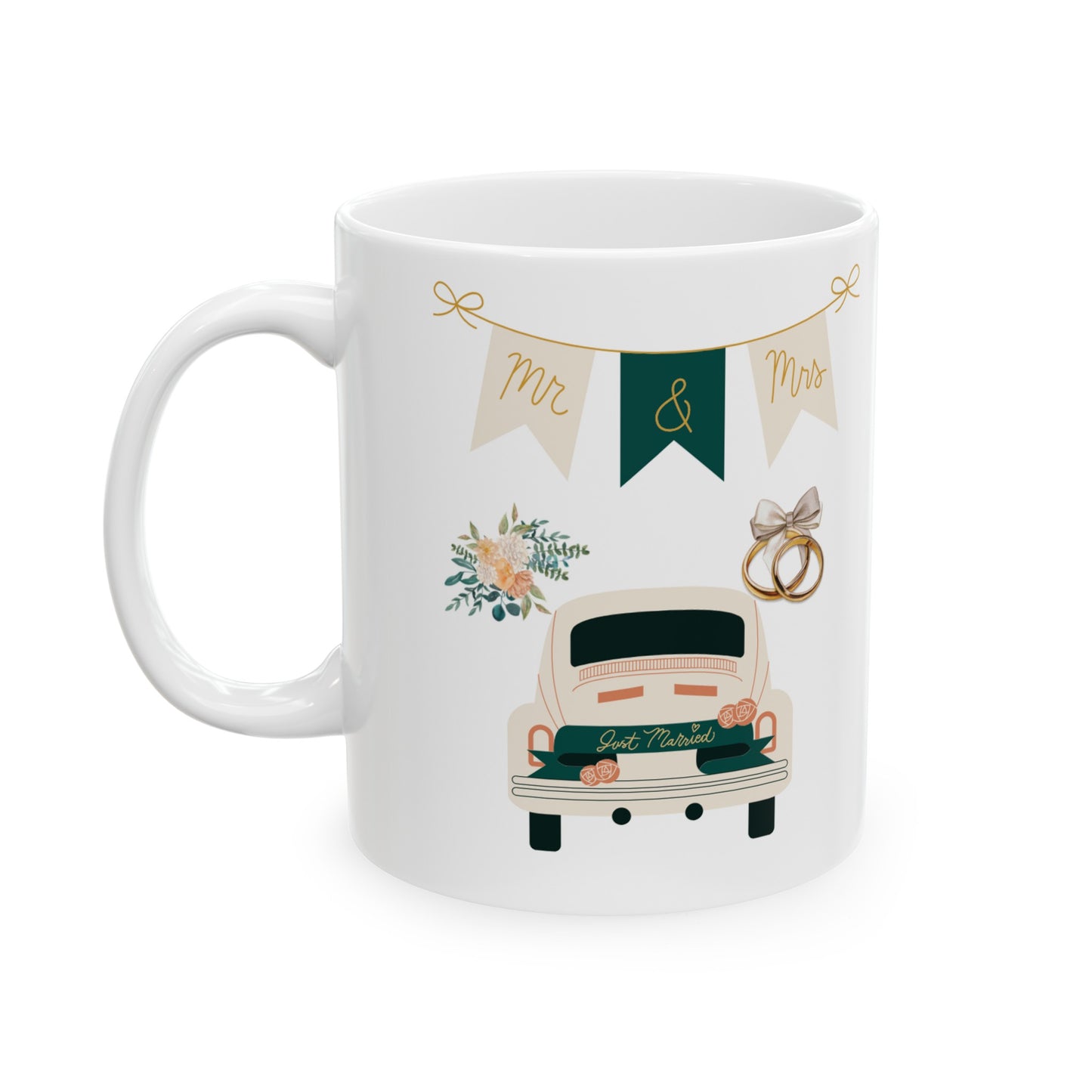 Just Married Ceramic Mug 11oz