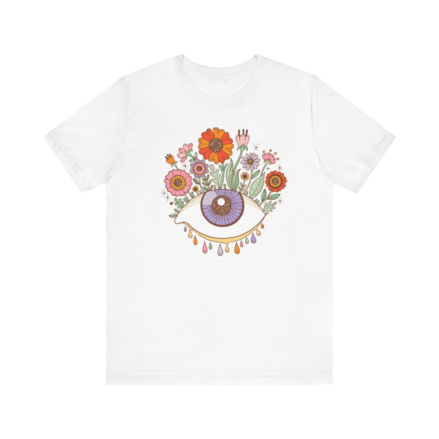 Third Eye Blooms Unisex Jersey Short Sleeve Tee