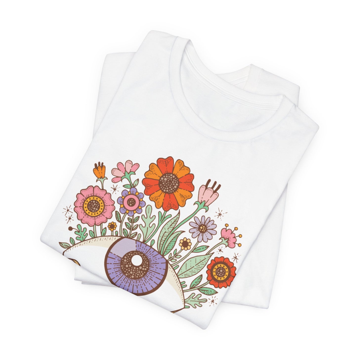 Third Eye Blooms Unisex Jersey Short Sleeve Tee