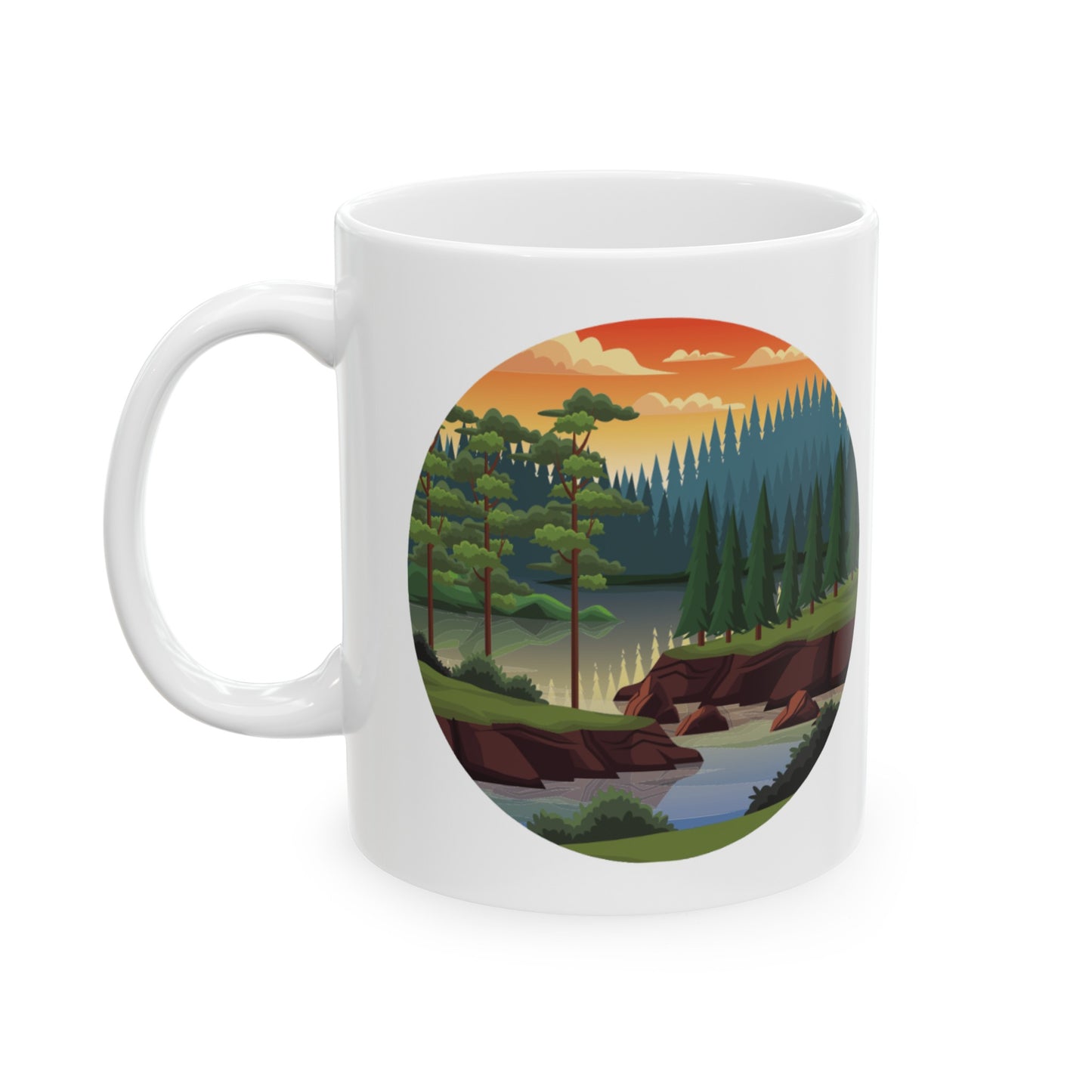 Window into the Woods Ceramic Mug 11oz | BPA Free