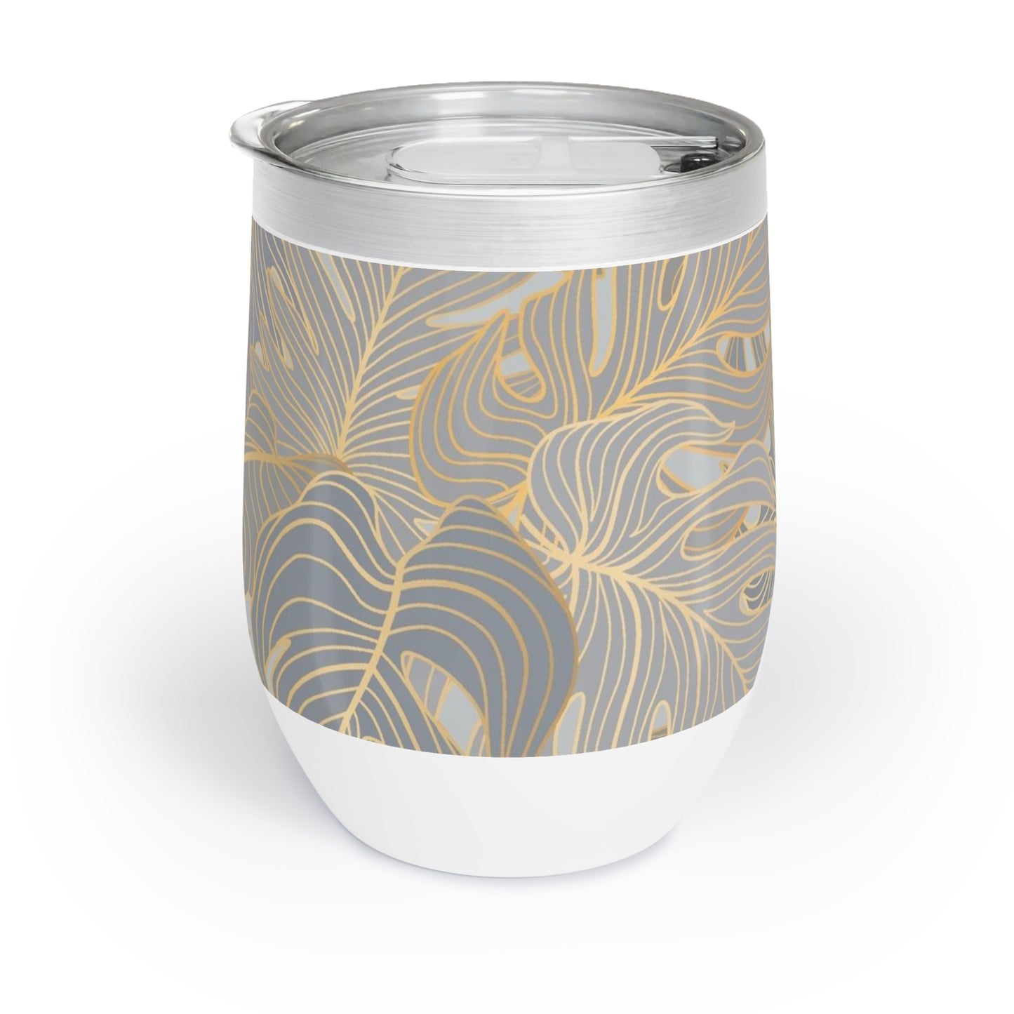 Golden Leaves Chill Wine Tumbler