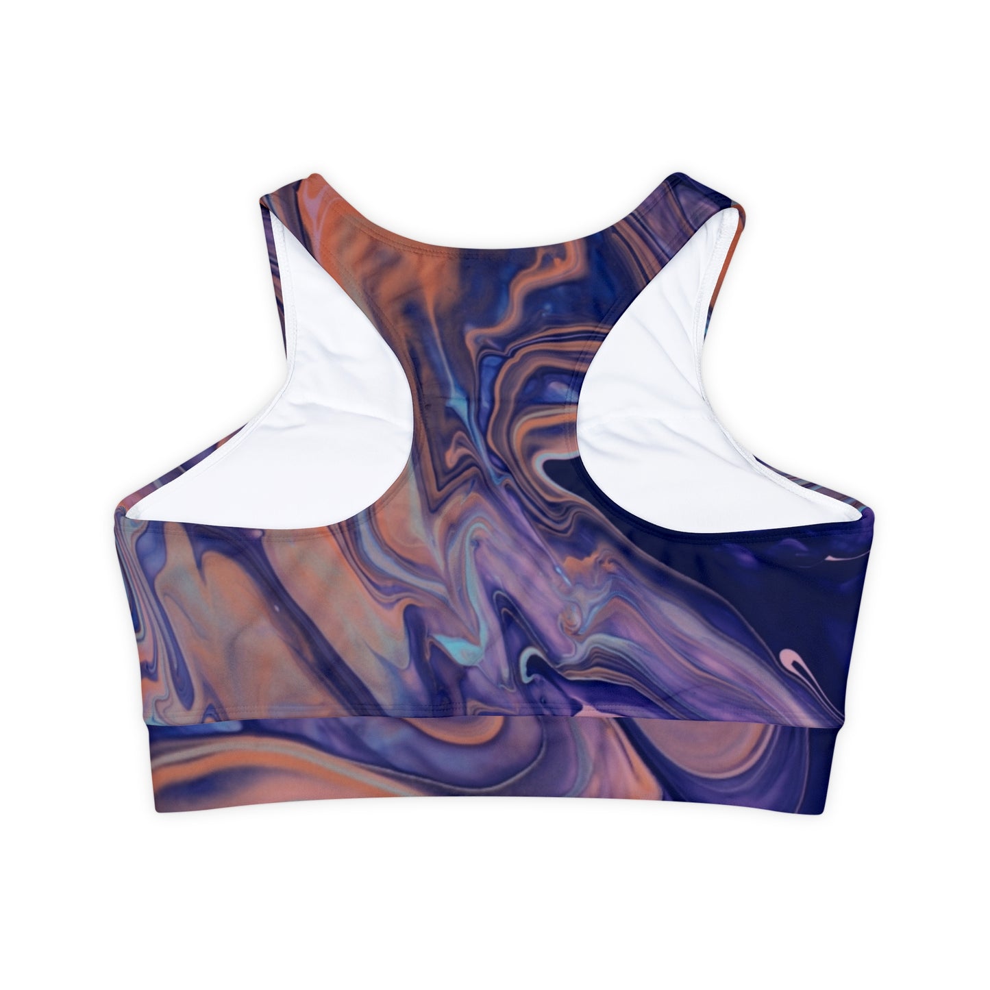 Chromatic Fusion Fully Lined, Padded Sports Bra