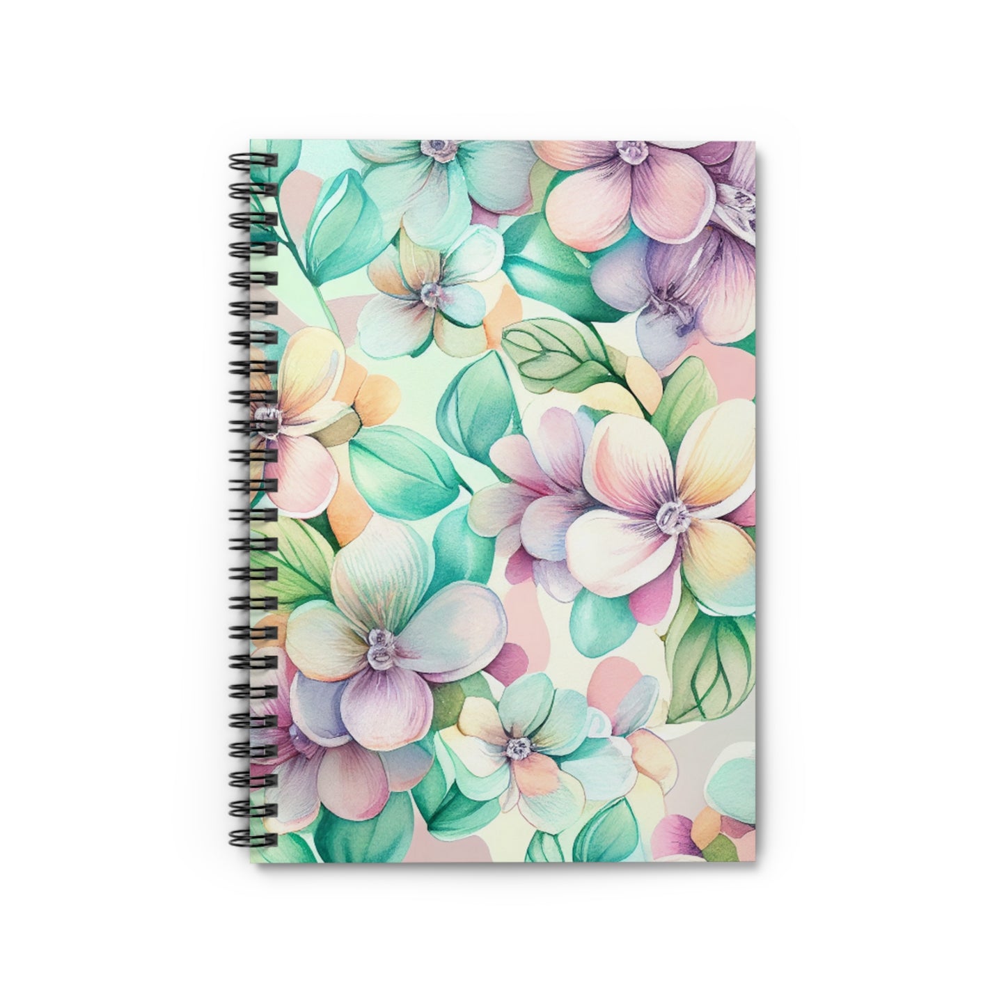 Vibrant Spring Blossoms Spiral Notebook - Ruled Line