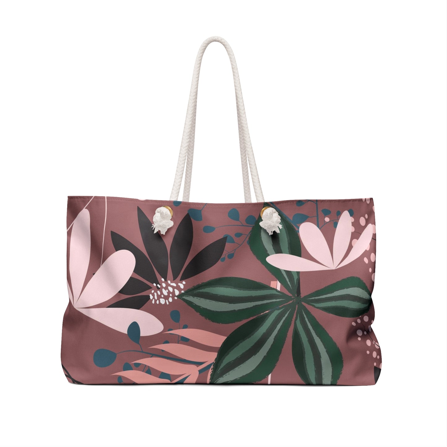 Blooms in Mauve Weekender Bag