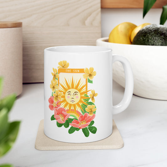 The Sun Tarot Ceramic Mug 11oz