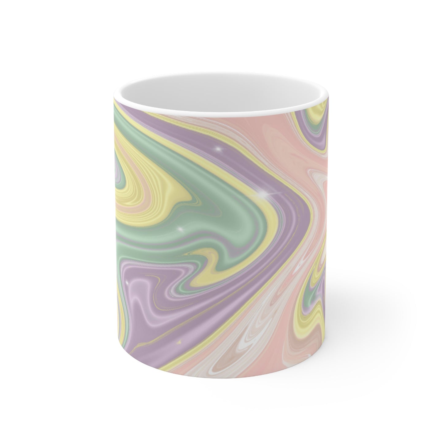 Pastel Paint Ceramic Mug 11oz