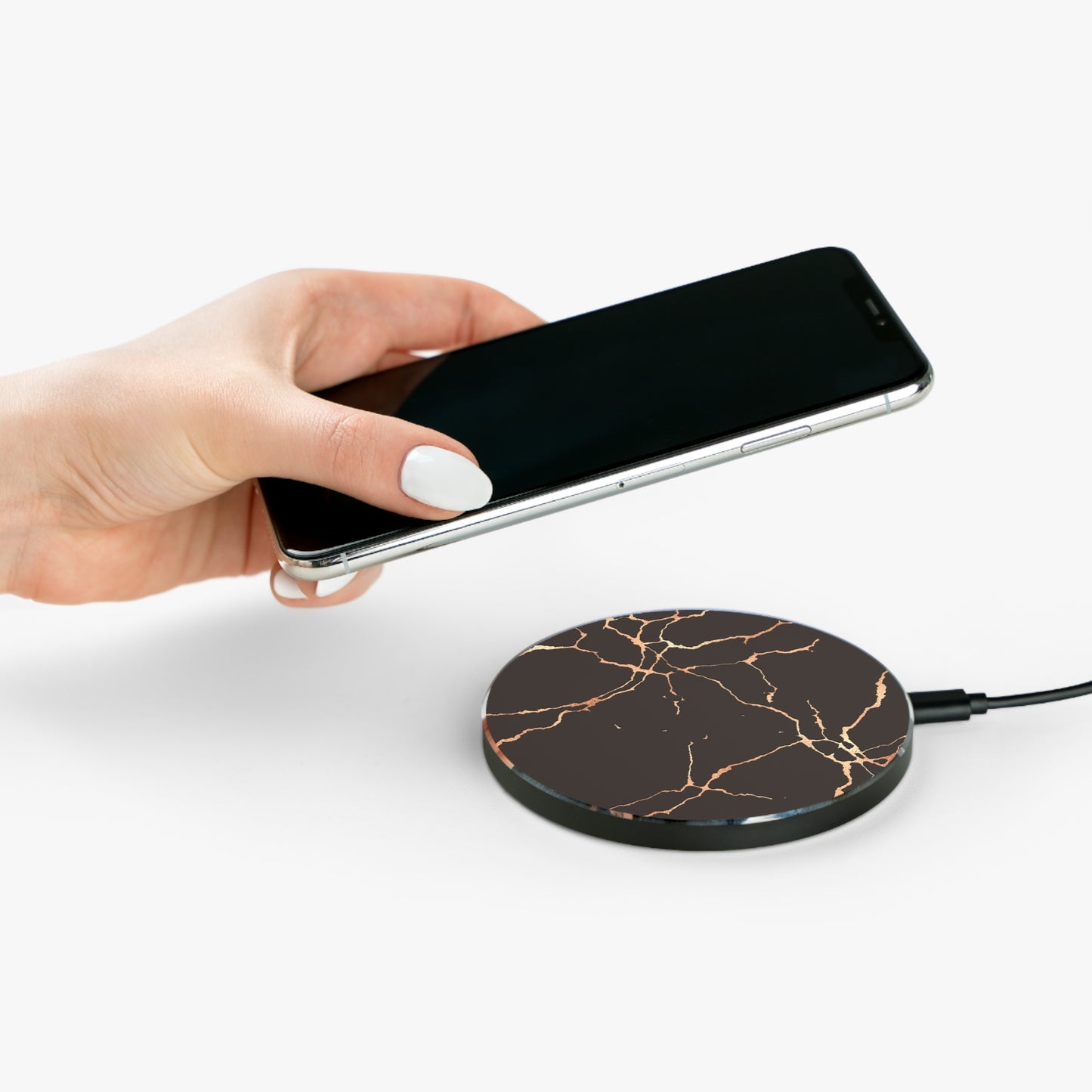 Black Kintsugi Wireless Charger