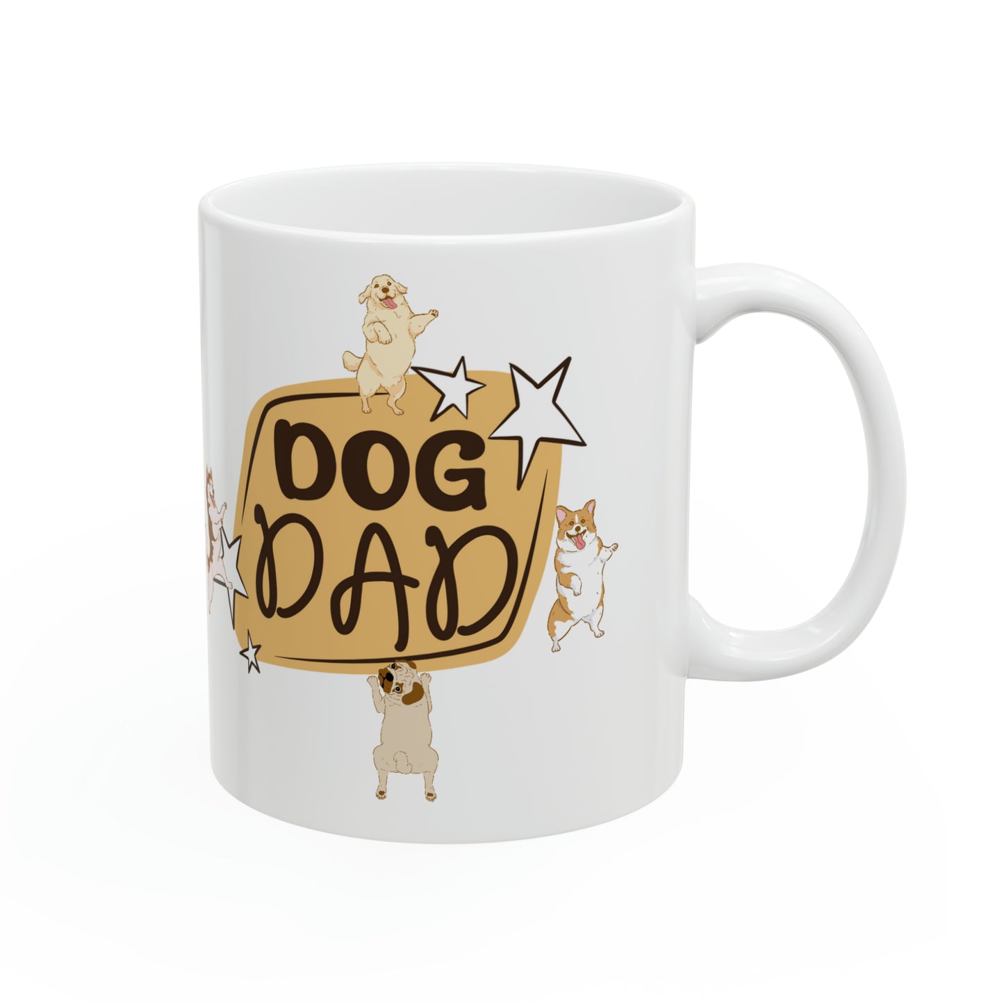 DOG DAD Ceramic Mug 11oz