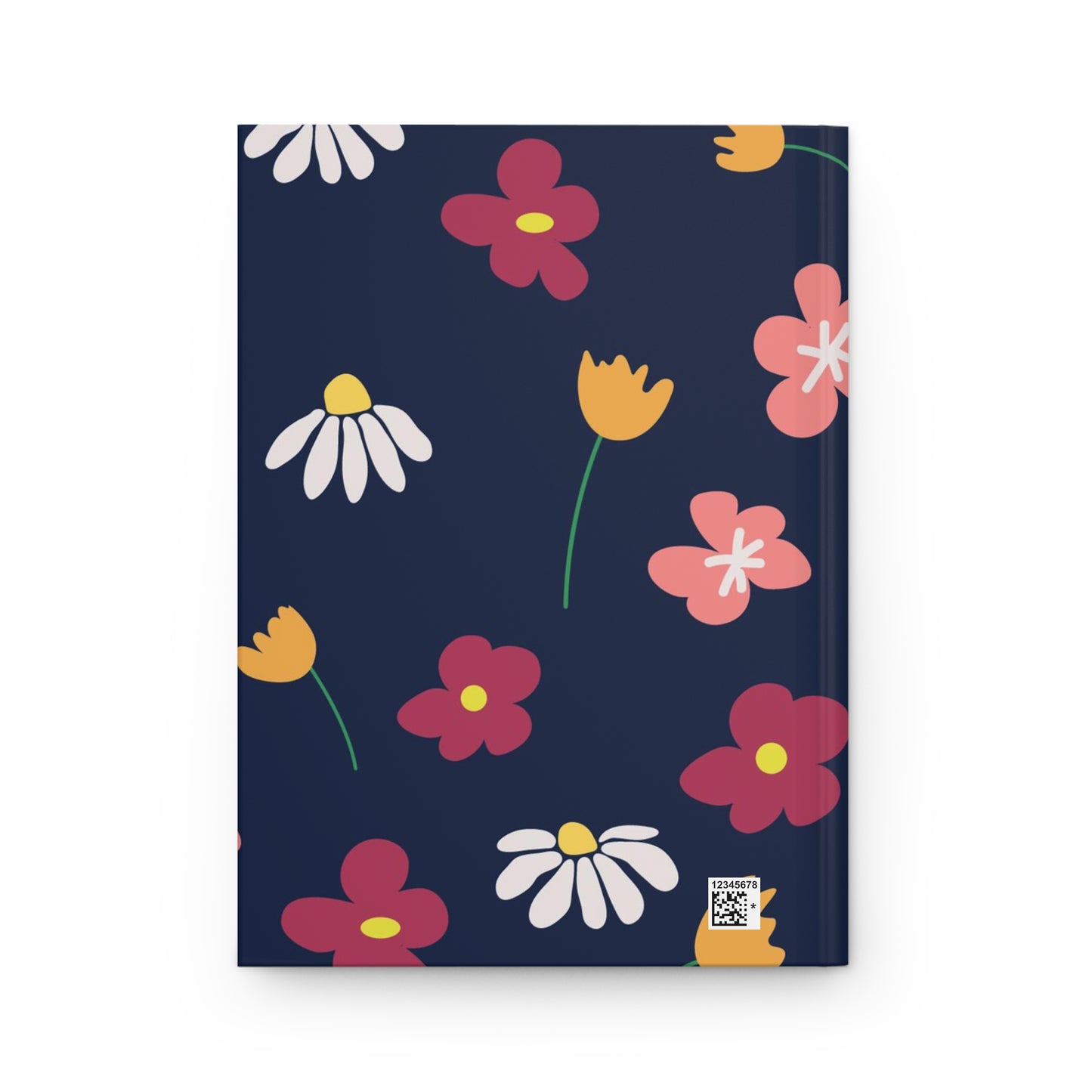 Retro Blooms Hardcover Journal Matte