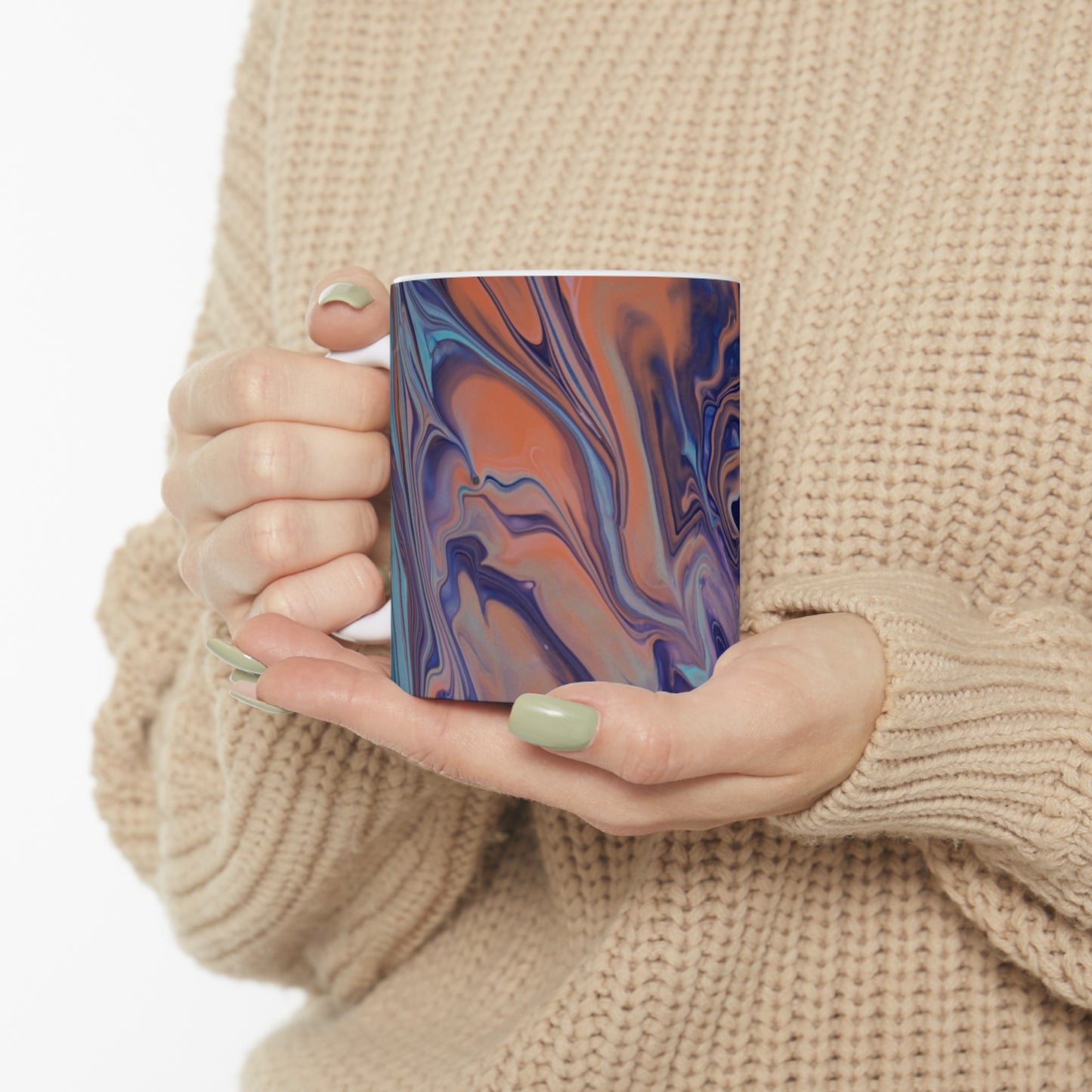 Chromatic Fusion Ceramic Mug 11oz