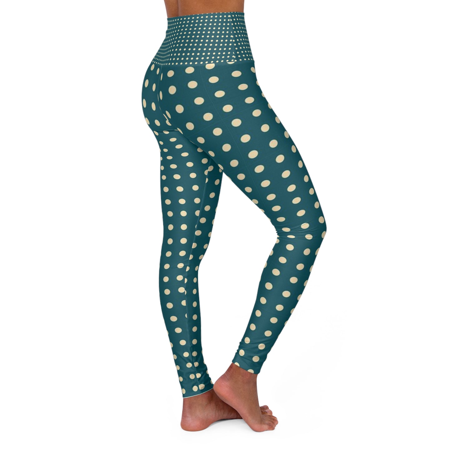 Dot Envy High Waisted Yoga Leggings