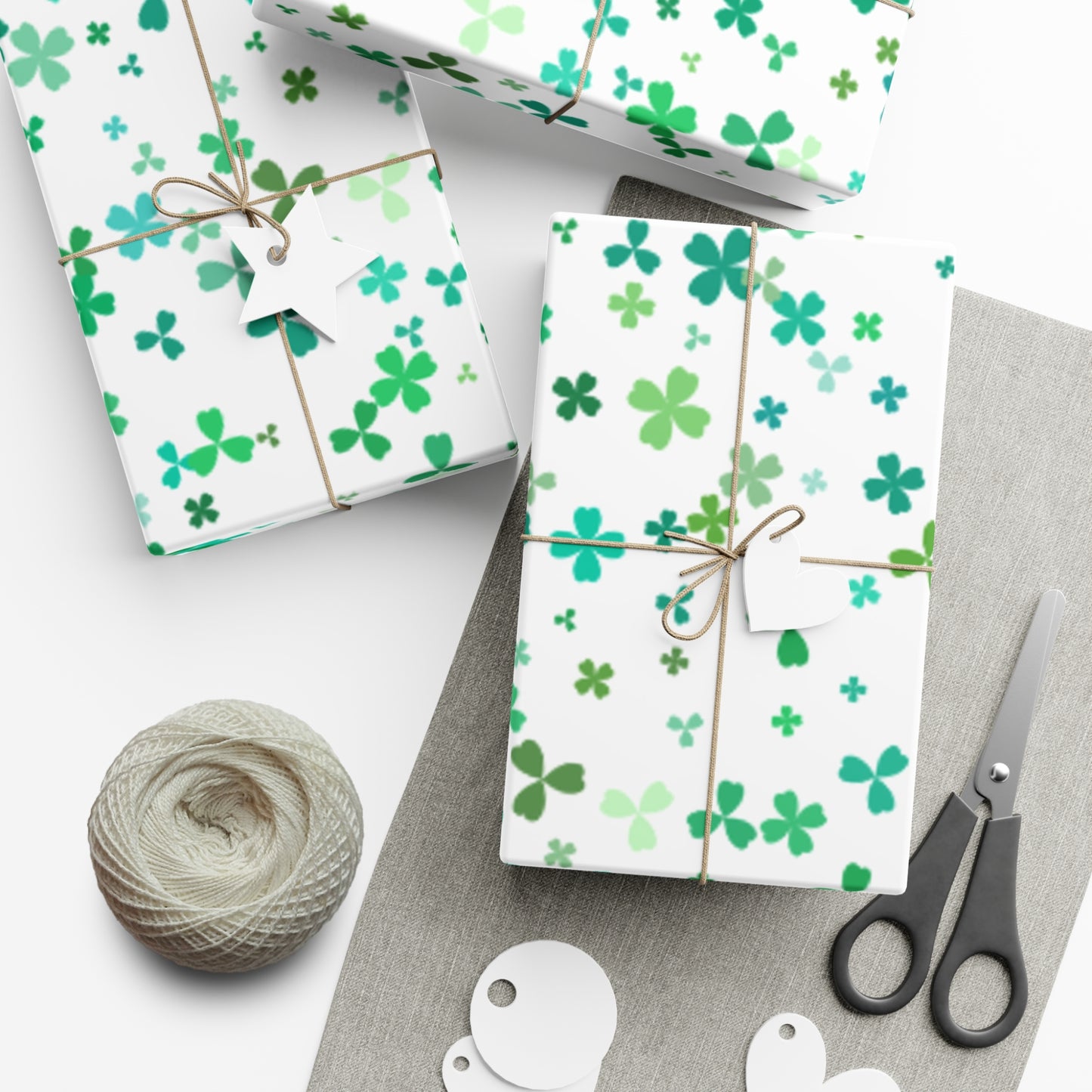 ☘️ Eco-friendly St. Patrick's Day Gift Wrap Papers