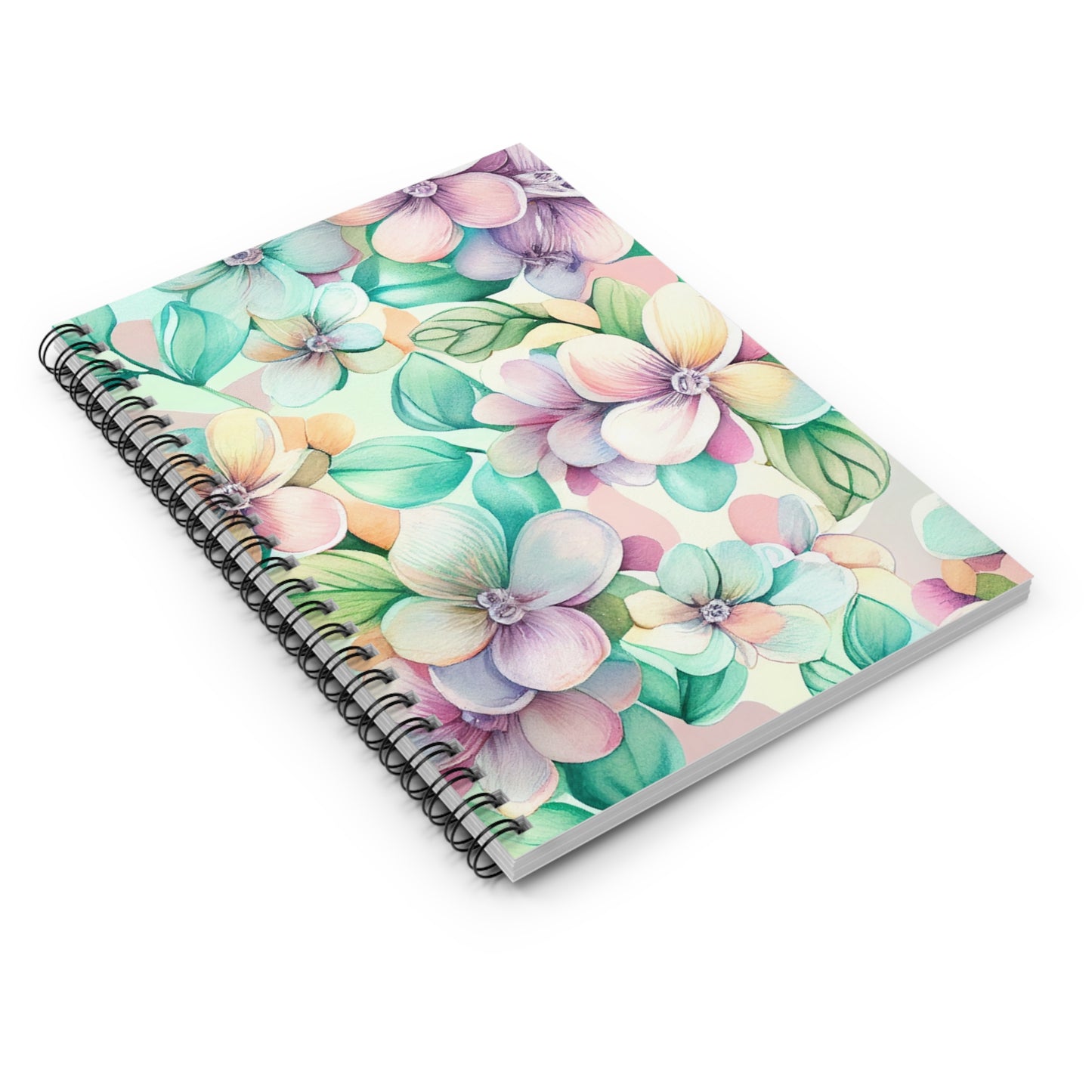 Vibrant Spring Blossoms Spiral Notebook - Ruled Line