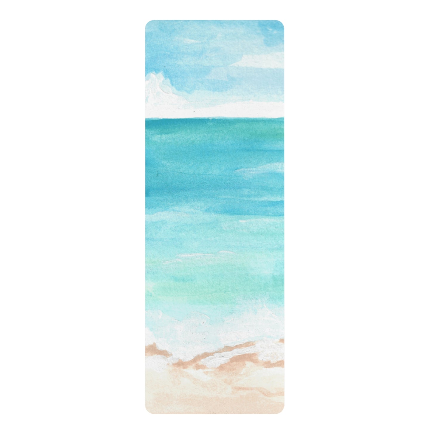 Beach Views Rubber Yoga Mat