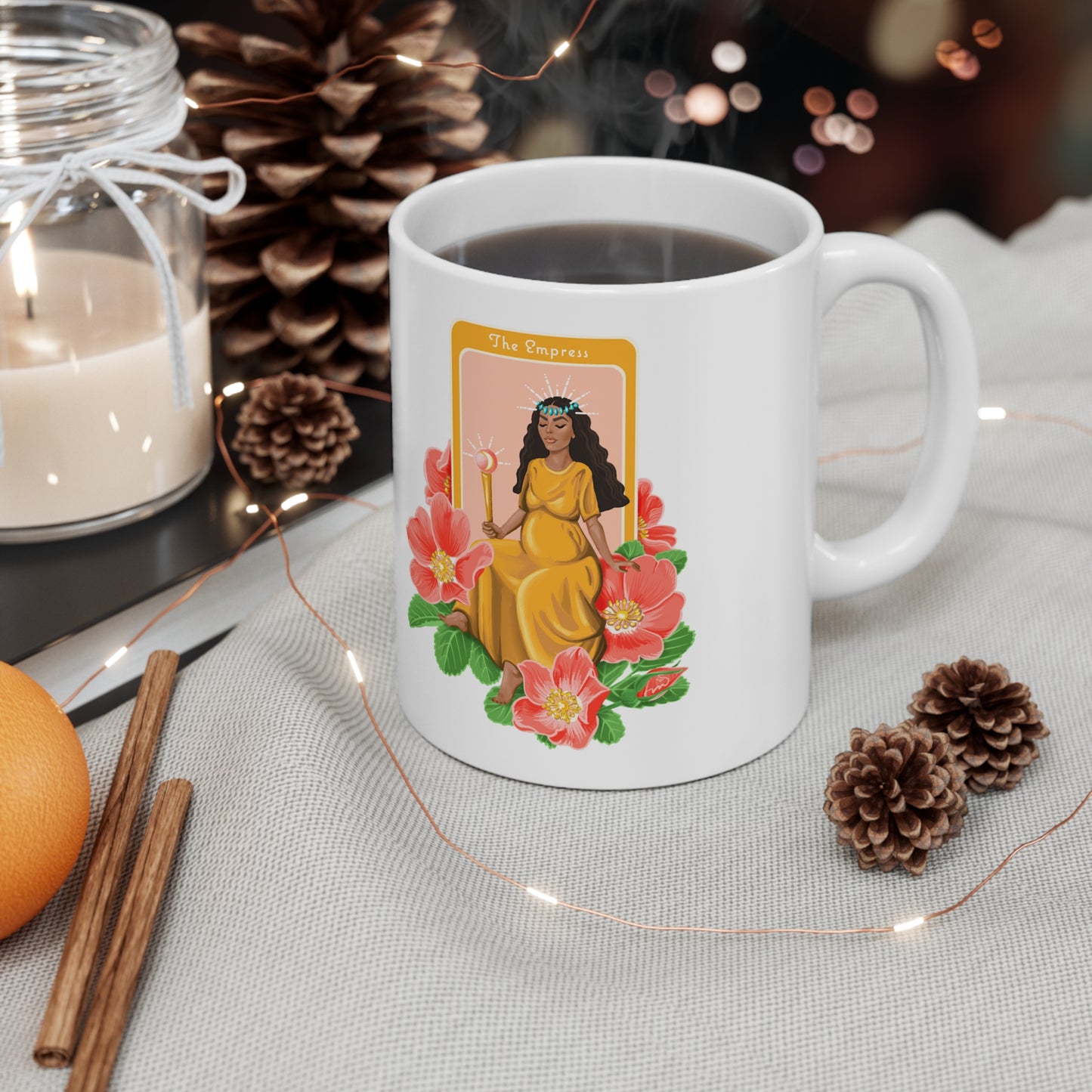 🧿 The Empress Tarot Ceramic Mug 11oz