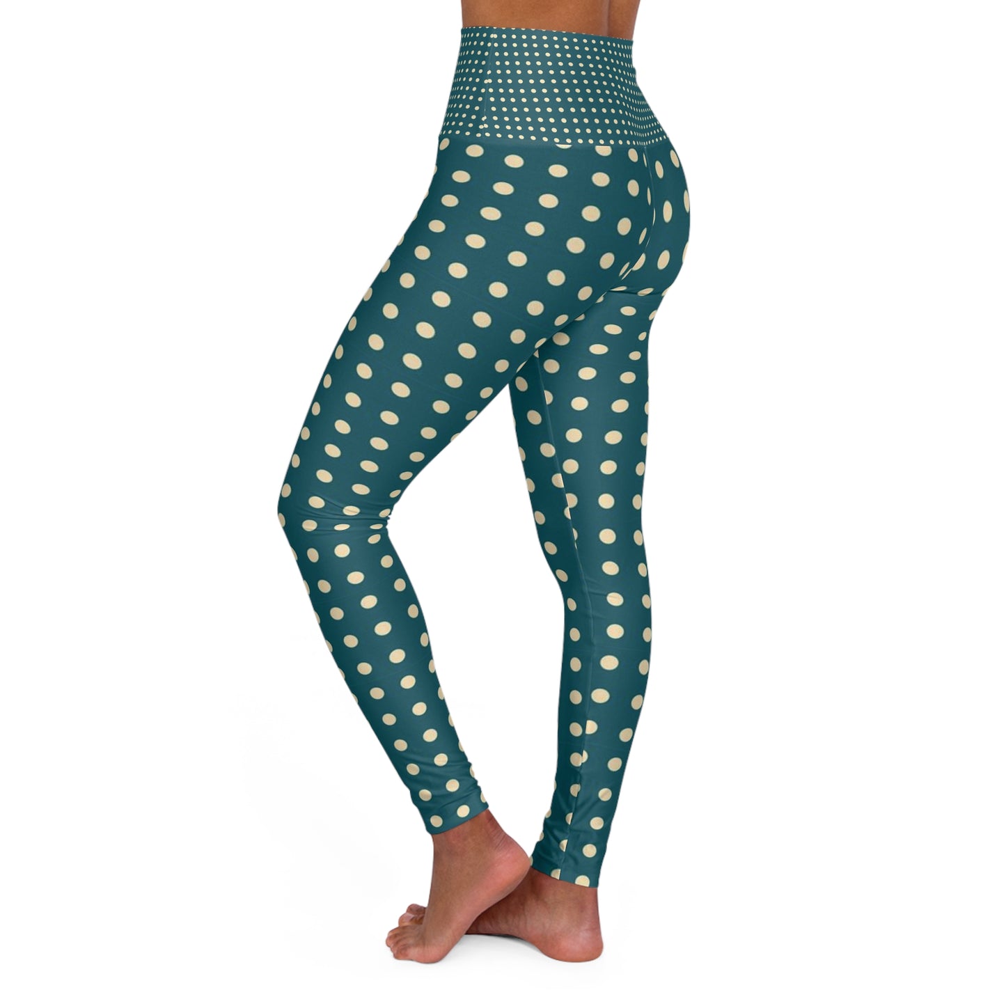 Dot Envy High Waisted Yoga Leggings