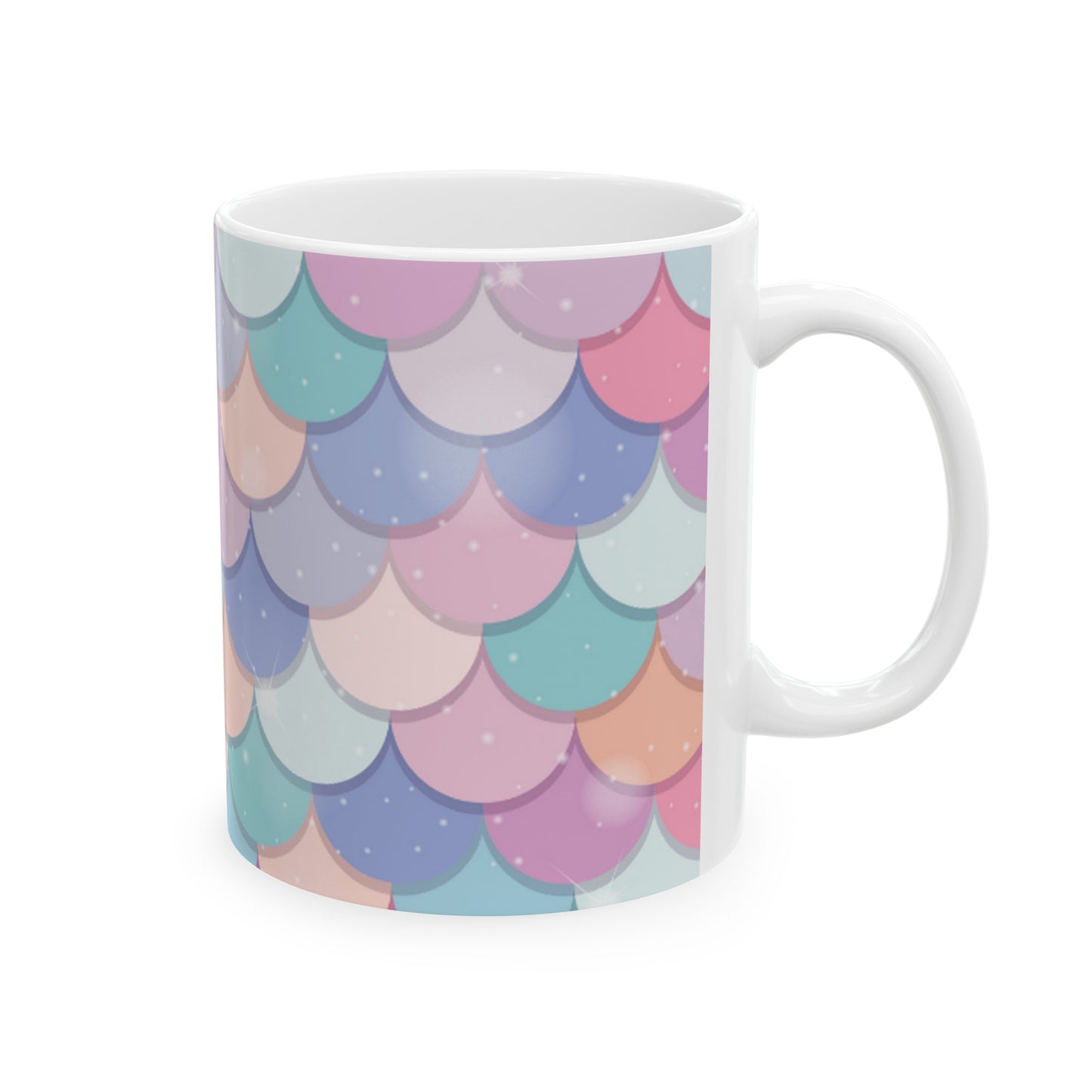 Pastel Mermaid Ceramic Mug 11oz