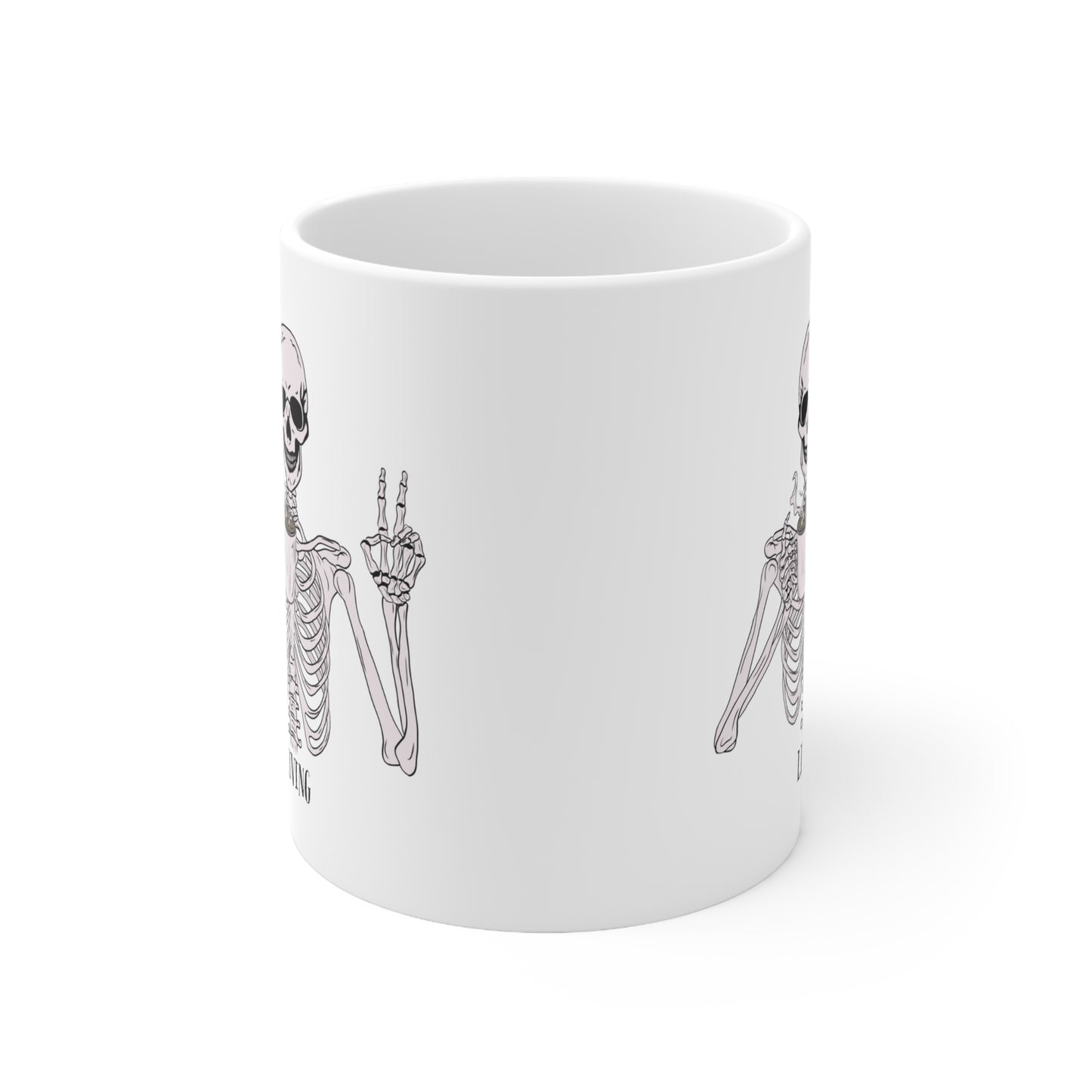 Living Skeleton Ceramic Mug 11oz