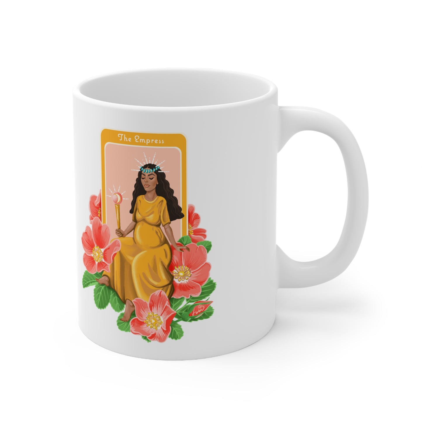 🧿 The Empress Tarot Ceramic Mug 11oz