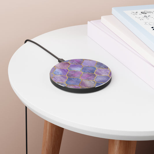 Purple Elegance Wireless Charger