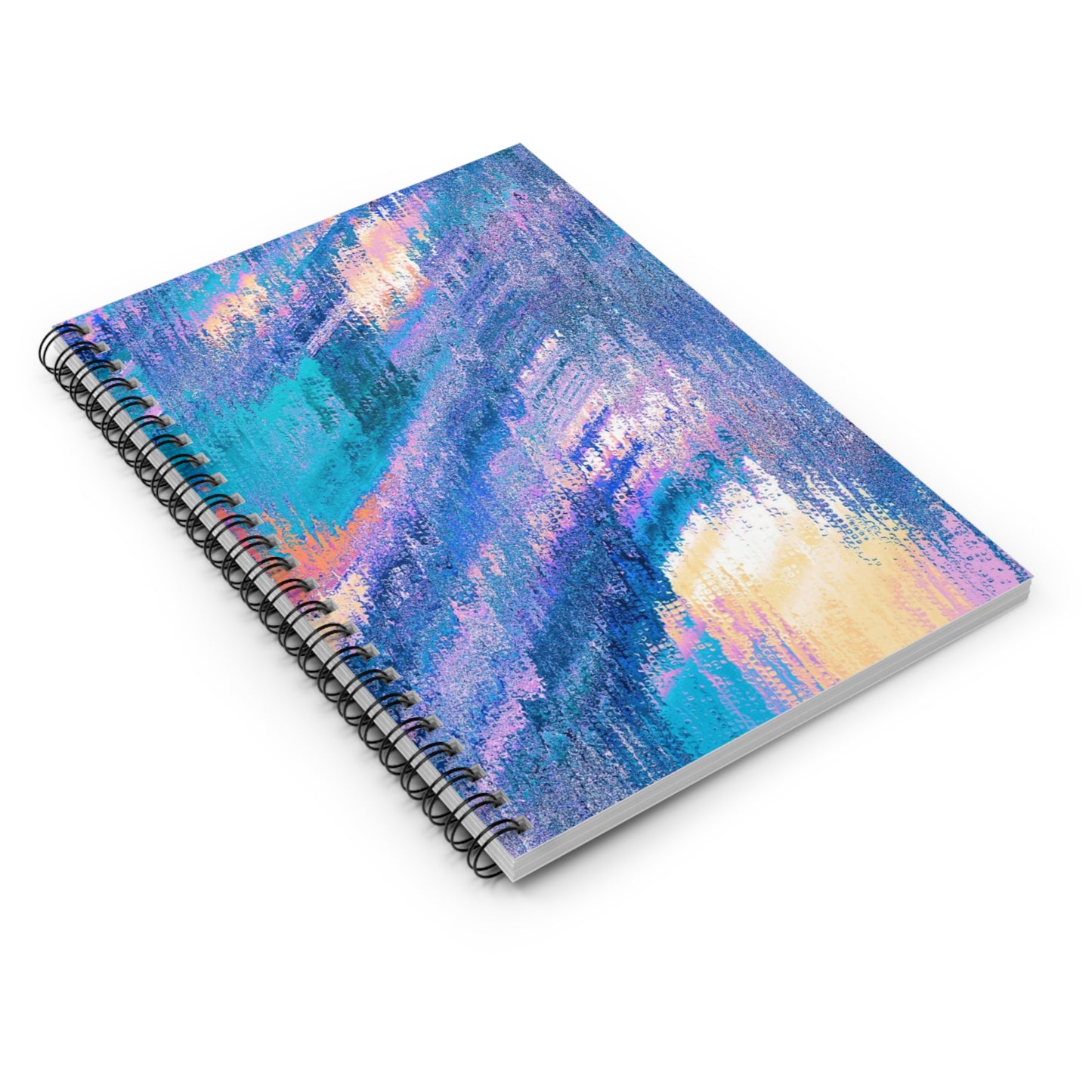 📒 Retro Abstract Spiral Notebook - Ruled Line | 6" x 8" | 118 Pages