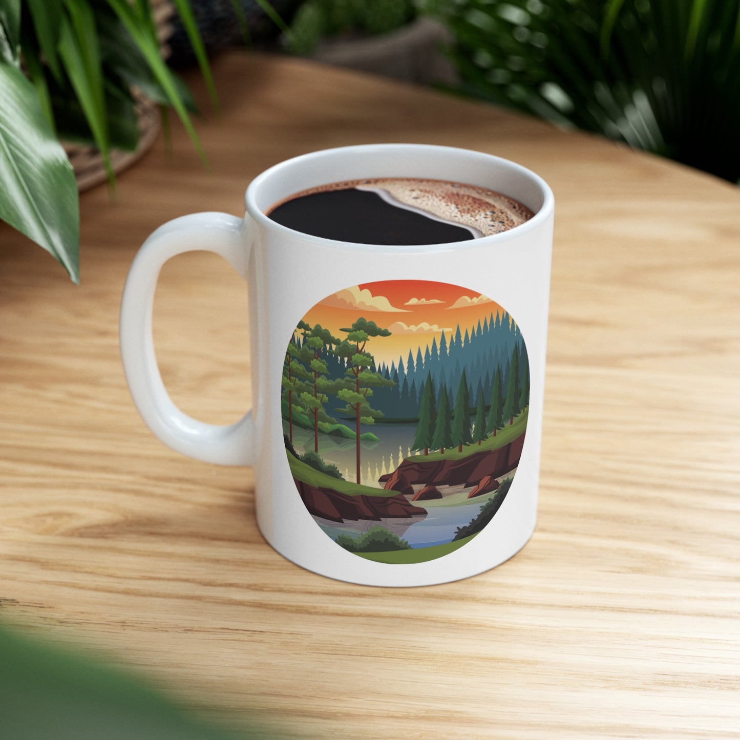 Window into the Woods Ceramic Mug 11oz | BPA Free