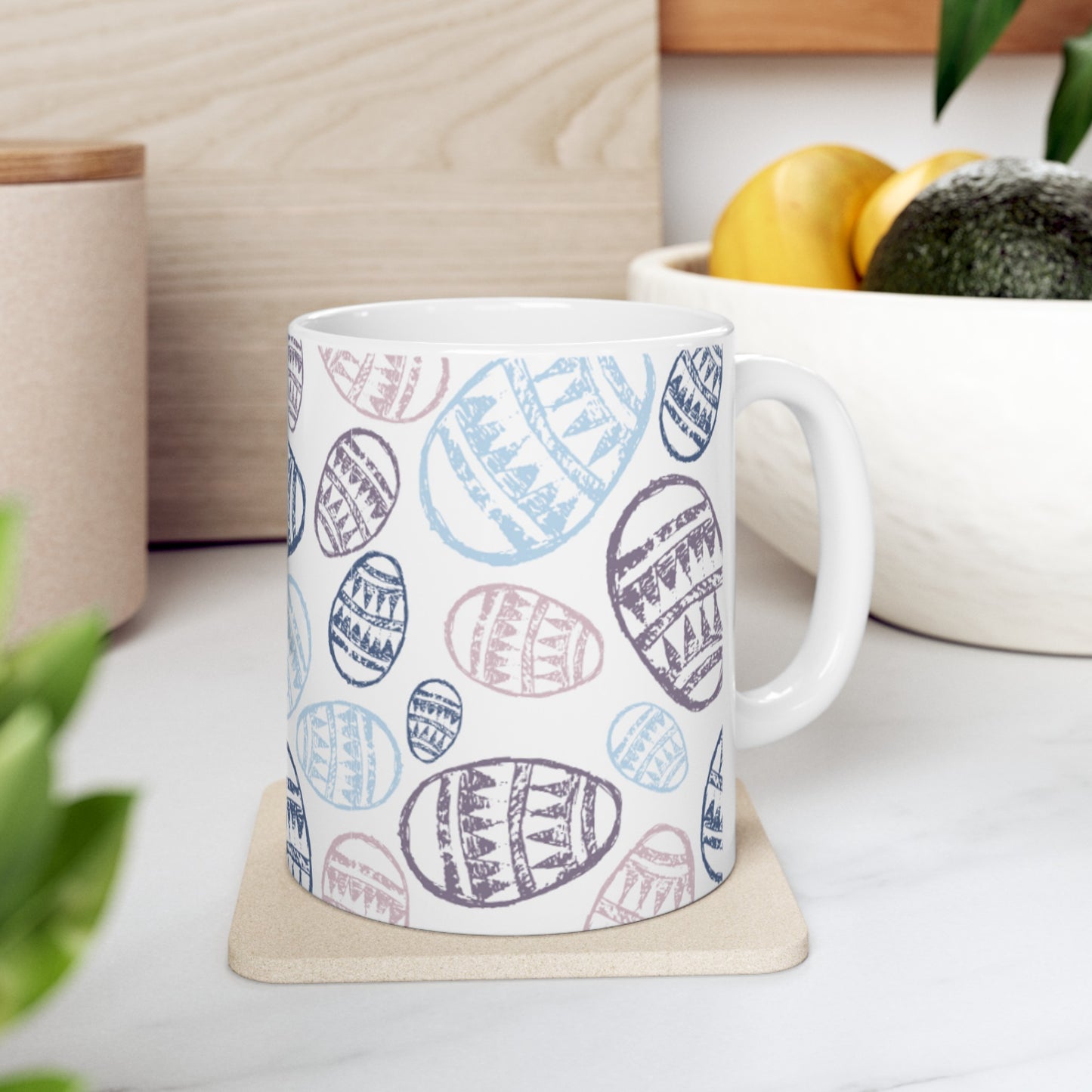 🐣 Chic Easter Egg Ceramic Mug, 11oz