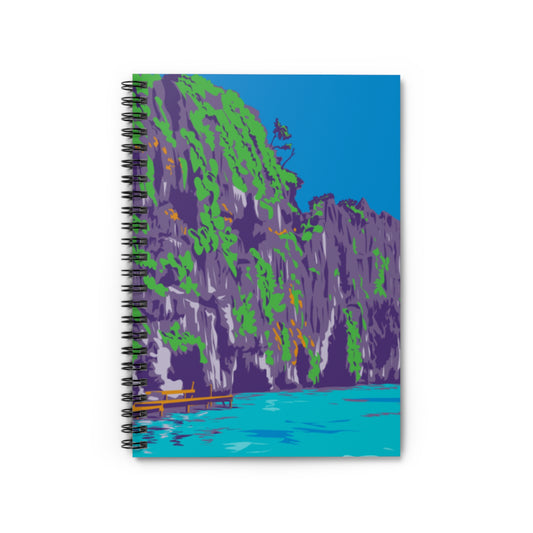 Tropical Thailand Paradise Spiral Notebook-Ruled Line - Serenity in Every Page!