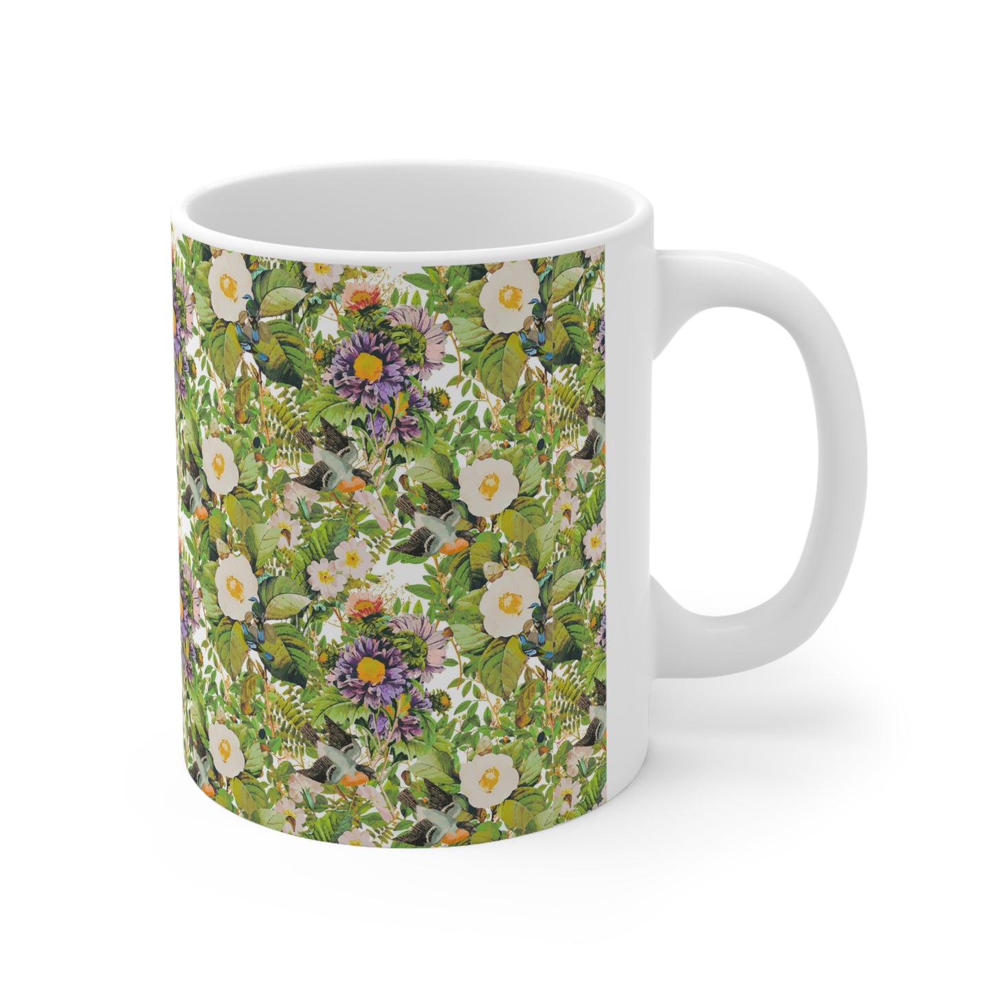 Enchanted Blooms: Floral Fantasy Mug