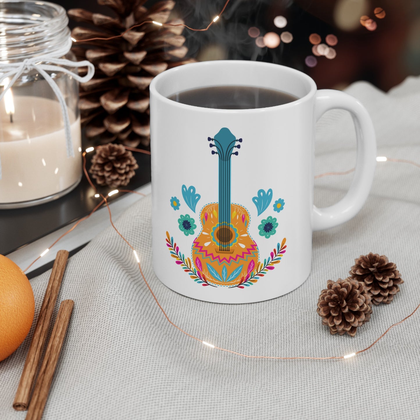 Guitar Love Ceramic Mug 11oz