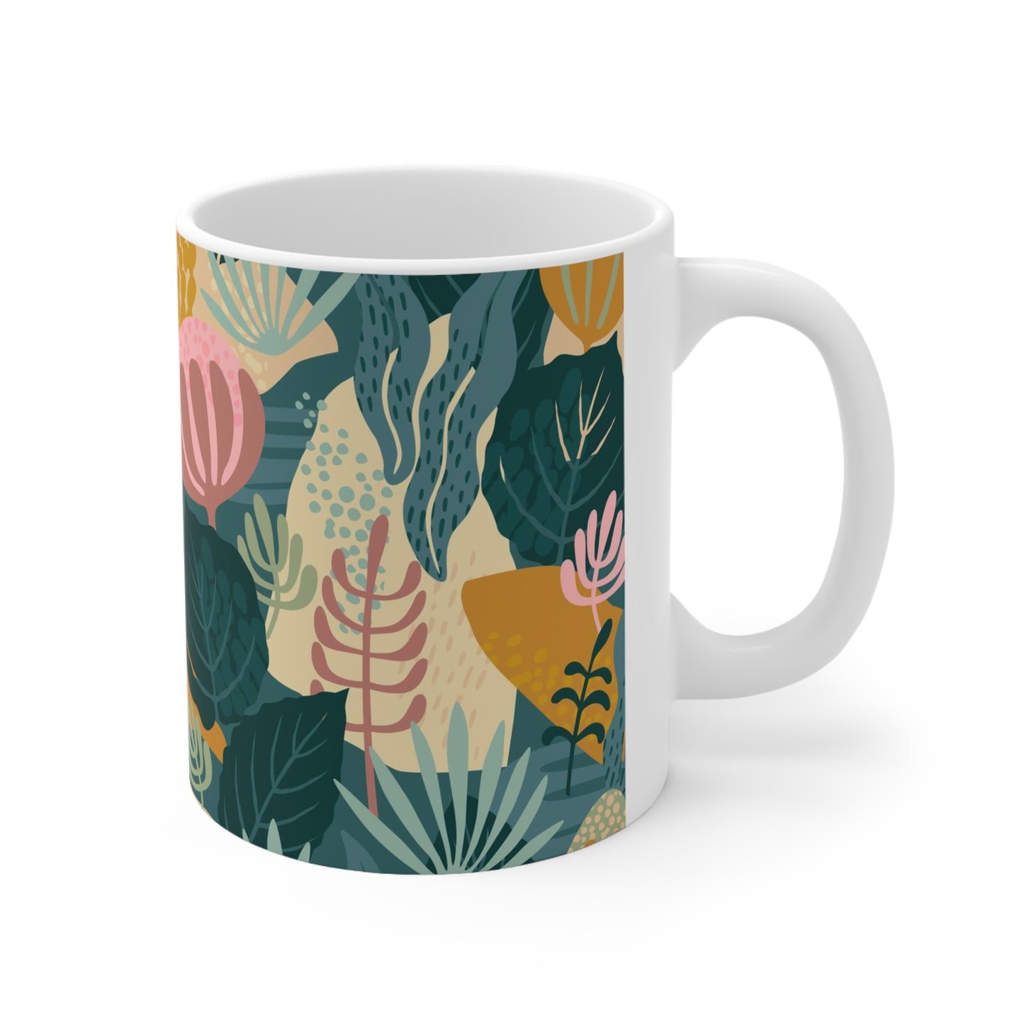 Vivid Blooms Oasis Coffee Mug