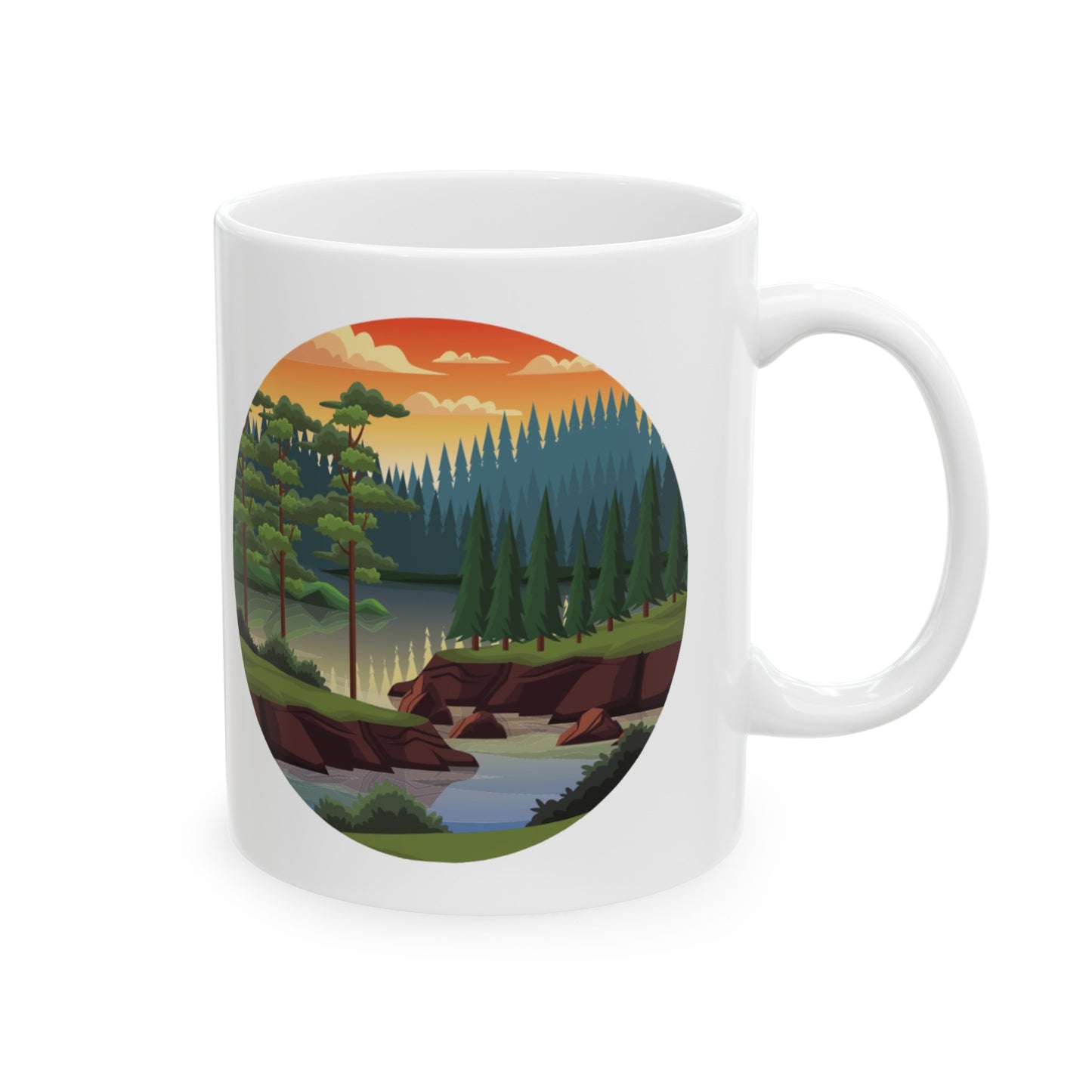 Window into the Woods Ceramic Mug 11oz | BPA Free