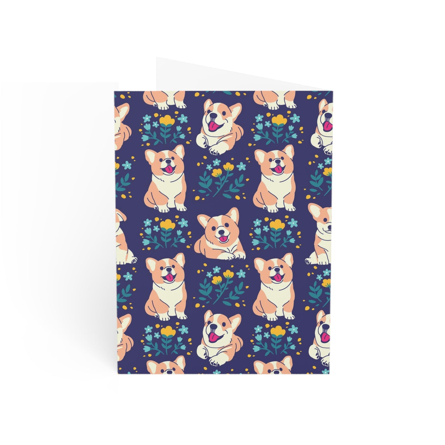 Corgi Love Greeting Cards (1, 10, 30, and 50pcs)