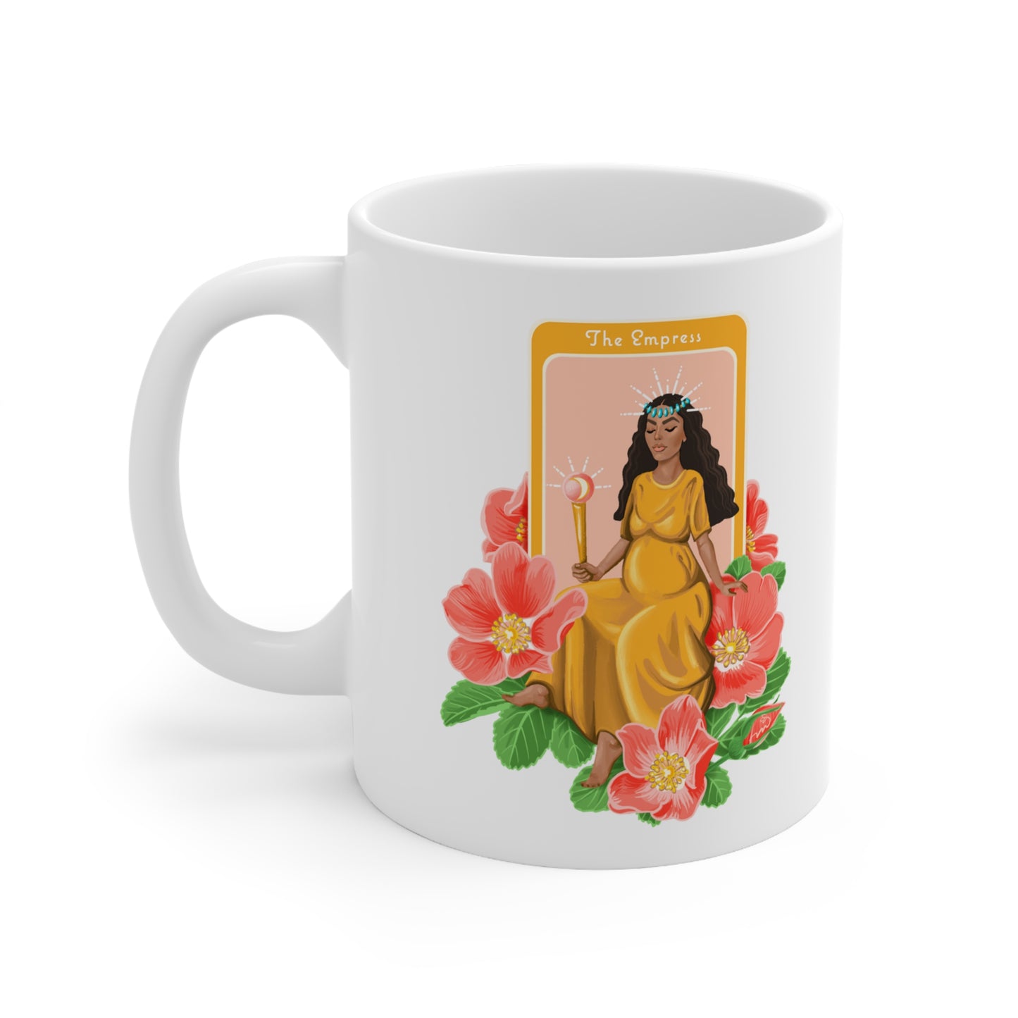 🧿 The Empress Tarot Ceramic Mug 11oz