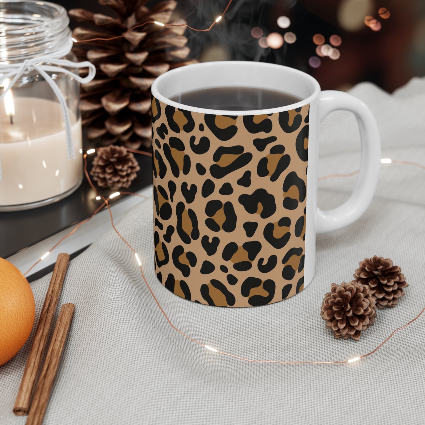 Leopard Love Ceramic Mug 11oz