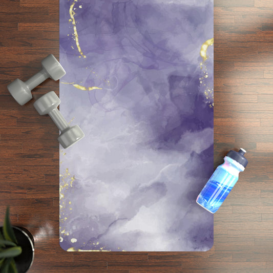 Purple Kintsugi Rubber Yoga Mat